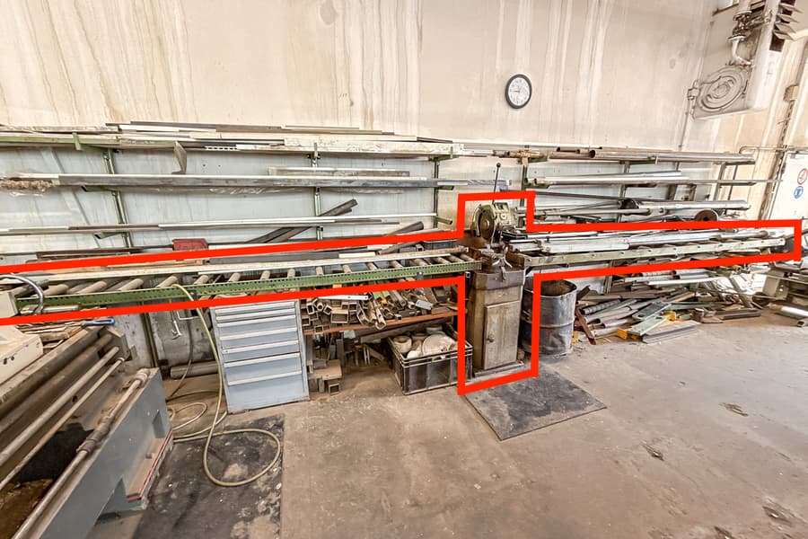 Metallkreissäge Metora, wandmontiert